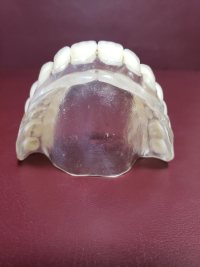 Set of Ultra-thin CLEAR dentures, false teeth