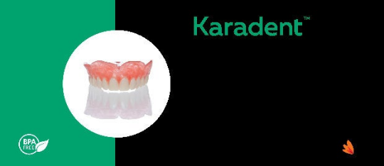 Ultra-thin upper denture, horseshoe, false teeth