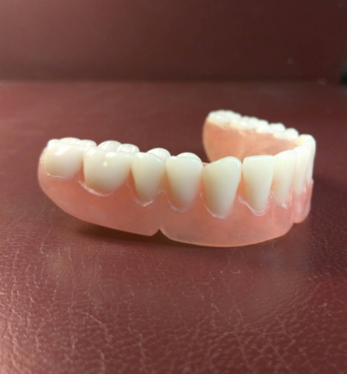 zLower ultra-thin denture, wax try-in, shipping (x2)