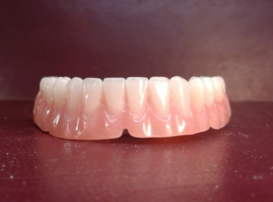 Lower denture acrylic, medium, false teeth